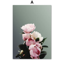 Load image into Gallery viewer, Pink Peony Flower Motivational Quote Wall Art Canvas Painting Nordic Posters And Prints Wall Pictures For Living Room Home Decor - SallyHomey Life's Beautiful
