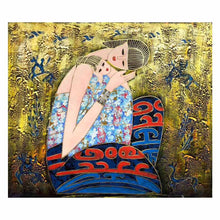 Load image into Gallery viewer, 100% Hand painted Modern National girl Art Painting On Canvas Wall Art Wall Adornment pictures Painting For Live Room Home Decor