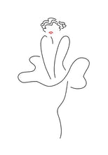 Load image into Gallery viewer, Abstract Lady Line Drawing Picture Home Decor Nordic Canvas Painting Wall Art Figure Body Hand Posters and Print for Living Room - SallyHomey Life's Beautiful
