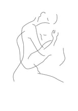 Load image into Gallery viewer, Abstract Lady Line Drawing Picture Home Decor Nordic Canvas Painting Wall Art Figure Body Hand Posters and Print for Living Room - SallyHomey Life's Beautiful