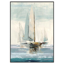 Load image into Gallery viewer, 100% Hand Painted Abstract Sailing Art Oil Painting On Canvas Wall Art Frameless Picture Decoration For Live Room Home Deco Gift