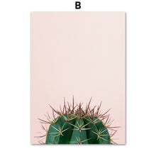 Load image into Gallery viewer, Tropical Cactus Monstera Palm Leaf Plant Wall Art Canvas Painting Nordic Posters And Prints Wall Pictures For Living Room Decor - SallyHomey Life's Beautiful