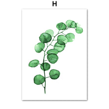 Load image into Gallery viewer, Plants Leaves Cactus Monstera Wall Art Canvas Painting Nordic Posters And Prints Wall Pictures For Living Room Bed Room Decor - SallyHomey Life's Beautiful