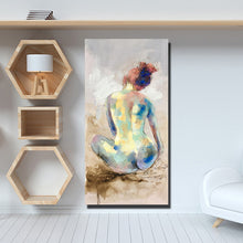 Load image into Gallery viewer, 🔥Abstract Canvas Painting Nude Woman's Back Print Poster Wall Painting For Living Room Wall Art Picture Home Decor Gift No Frame - SallyHomey Life's Beautiful