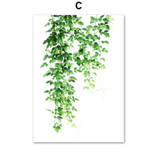 Load image into Gallery viewer, Nature Monstera Ivy Green Leaves Plants Wall Art Canvas Painting Nordic Posters And Prints Wall Pictures For Living Room Decor - SallyHomey Life's Beautiful