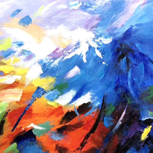 Load image into Gallery viewer, 100% Hand Painted Abstract Mountain Art Oil Painting On Canvas Wall Art Frameless Picture Decoration For Live Room Home Decor