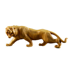 Load image into Gallery viewer, Wood Tiger animal statue Decoration Animal heads  decorative Head Feng Shui sculpture