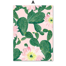 Load image into Gallery viewer, Jasmine Cactus Monstera Peony Flamingo Wall Art Canvas Painting Nordic Posters And Prints Wall Pictures For Living Room Decor - SallyHomey Life's Beautiful