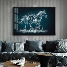 Load image into Gallery viewer, 100% Hand Painted Abstract Crystal Horse Art Oil Painting On Canvas Wall Art Wall Pictures Painting For Living Rooms Home Decor