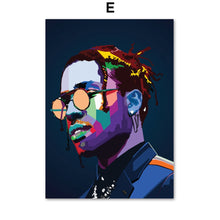 Load image into Gallery viewer, Lil Peep Tyler XXXTentacion Rapper Star Wall Art Canvas Painting Nordic Posters And Prints Wall Pictures For Living Room Decor - SallyHomey Life's Beautiful