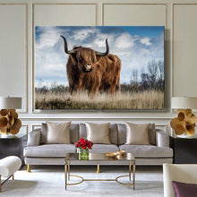 Load image into Gallery viewer, Modern Animals Posters and Prints Wall Art Canvas Painting Aritistic Yak and Cock Picture Wall Decor for Living Room Home Decor - SallyHomey Life's Beautiful