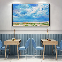 Load image into Gallery viewer, 100% Hand Painted Modern Scenery Art Oil Painting On Canvas Wall Art Frameless Picture Decoration For Live Room Home Decor Gift