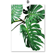 Load image into Gallery viewer, Monstera Fresh Banana Leaf Mountain Quote Wall Art Canvas Painting Nordic Posters And Prints Wall Pictures For Living Room Decor - SallyHomey Life's Beautiful