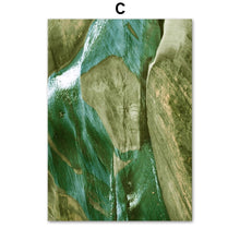 Load image into Gallery viewer, Rubber Tree Green Leaf Terraced Quotes Wall Art Canvas Painting Nordic Posters And Prints Wall Pictures For Living Room Decor - SallyHomey Life's Beautiful