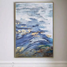 Load image into Gallery viewer, 100% Hand Painted Abstract Golden Scenery Painting On Canvas Wall Art Frameless Picture Decoration For Live Room Home Decor Gift