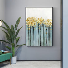 Load image into Gallery viewer, 100% Hand Painted Abstract Gold Tree Oil Painting On Canvas Wall Art Frameless Picture Decoration For Live Room Home Decor Gift