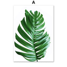 Load image into Gallery viewer, Tropical Monstera Leaf Plant Nordic Posters And Prints Wall Art Canvas Painting Scandinavian Wall Pictures For Living Room Decor - SallyHomey Life's Beautiful