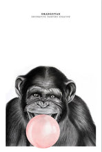 Load image into Gallery viewer, Modern Animals Wall Posters and Prints Wall Art Canvas Painting Cute Gorillas Decorative Paintings For Living Room Home Decor - SallyHomey Life's Beautiful