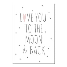 Load image into Gallery viewer, Cute Moon Star Baby Nursery Wall Art Canvas Posters Prints Cartoon Painting Nordic Kids Decoration Picture Baby Bedroom Decor - SallyHomey Life's Beautiful