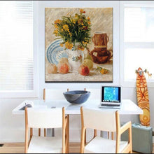 Load image into Gallery viewer, Famous Abstract Oil Painting Van Gogh Coffee and Fruits Canvas Painting Wall Painting for Living Room Home Decoration Frameless - SallyHomey Life's Beautiful