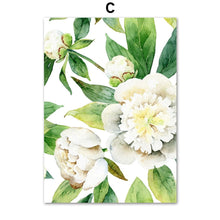 Load image into Gallery viewer, Jasmine Cactus Monstera Peony Flamingo Wall Art Canvas Painting Nordic Posters And Prints Wall Pictures For Living Room Decor - SallyHomey Life's Beautiful