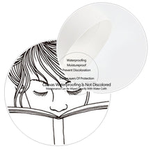 Load image into Gallery viewer, Quiet Girl Book Black White Hand Painted Wall Art Canvas Painting Nordic Posters And Prints Wall Pictures For Living Room Decor - SallyHomey Life's Beautiful