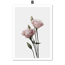 Load image into Gallery viewer, Pink Rose Man Woman Abstract Curve Quotes Wall Art Canvas Painting Nordic Posters And Prints Wall Pictures For Living Room Decor - SallyHomey Life's Beautiful