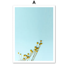 Load image into Gallery viewer, Yellow Flower Wall Art Print Canvas Painting Nordic Posters And Prints Wall Pictures For Living Room Scandinavian Home Decor - SallyHomey Life's Beautiful