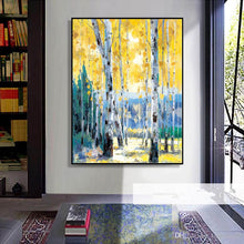 Load image into Gallery viewer, 100% Hand painted Modern scenery Art Oil Painting On Canvas Wall Art Wall Adornment pictures Painting For Living Room Home Decor