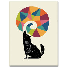 Load image into Gallery viewer, Nordic Art Cartoon Animal Poster Elephant Giraffe Tiger Minimalist Canvas Painting Nursery Picture Children Room Decoration 340 - SallyHomey Life's Beautiful
