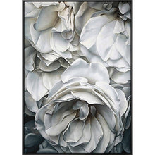 Load image into Gallery viewer, 100% Hand Painted Super Realism White Flowers Petals Art Oil Painting On Canvas Wall Art Wall Painting For Live Room Home Decor