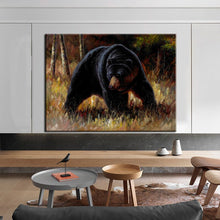 Load image into Gallery viewer, Abstract Animal Posters Print on Canvas Wall Art Canvas Painting Grizzly Bear Pictures Wall Decoration For Living Room Frameless - SallyHomey Life's Beautiful