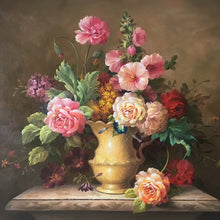 Load image into Gallery viewer, 100% Hand Painted Modern Classic Flower Art Oil Painting On Canvas Wall Art Frameless Picture Decoration For Live Room Home Deco