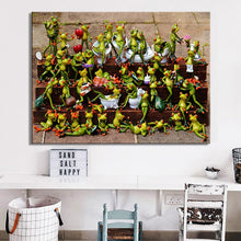 Load image into Gallery viewer, Modern Animals Posters HD Printed on Canvas Wall Art Canvas Painting Cute Frogs Decorative Pictures for Kids Room Decor Gifts - SallyHomey Life's Beautiful