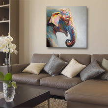 Load image into Gallery viewer, 100% Hand Painted Abstract Elephant Art Oil Painting On Canvas Wall Art Frameless Picture Decoration For Living Room Home Decor