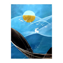 Load image into Gallery viewer, 100% Hand Painted Modern Blue Sky Art Oil Painting On Canvas Wall Art Frameless Picture Decoration For Live Room Home Decor Gift
