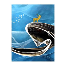 Load image into Gallery viewer, 100% Hand Painted Modern Blue Sky Art Oil Painting On Canvas Wall Art Frameless Picture Decoration For Live Room Home Decor Gift