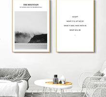 Load image into Gallery viewer, Tropical Leaf Landscape Poster Quotes Nordic Wall Art Canvas Prints Abstract Painting Scandinavian Style Decorative Picture - SallyHomey Life's Beautiful