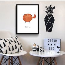 Load image into Gallery viewer, Cartoon Dinosaur Bird Minimalist Nordic Art Canvas Poster Painting Funny Modern Nursery Picture Kids Room Decor - SallyHomey Life's Beautiful