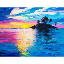 Load image into Gallery viewer, 100% Hand Painted Modern Abstract Sailboat Painting On Canvas Wall Art Frameless Picture Decoration For Live Room Home Deco Gift