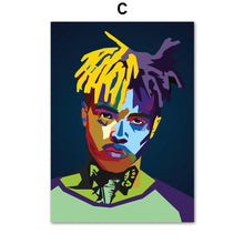 Load image into Gallery viewer, Lil Peep Tyler XXXTentacion Rapper Star Wall Art Canvas Painting Nordic Posters And Prints Wall Pictures For Living Room Decor - SallyHomey Life's Beautiful