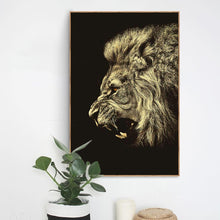 Load image into Gallery viewer, Modern Animal Posters And Digital Prints Wall Art Canvas Painting Lion Pictures Wall Decoration For Living Room Wall Frameless - SallyHomey Life's Beautiful