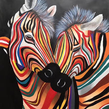 Load image into Gallery viewer, 100% Hand Painted Modern Zebra Head Oil Painting On Canvas Wall Art Frameless Picture Decoration For Living Room Home Decor Gift