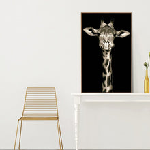 Load image into Gallery viewer, Animal Painting Posters and Print on Canvas Wall Art Oil Painting for Living Room Home Decoration Cute Giraffe Pictures No Frame - SallyHomey Life's Beautiful