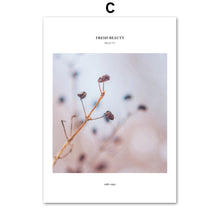 Load image into Gallery viewer, Reeds Flower Leaves Plant Quotes Wall Art Canvas Painting Nordic Posters And Prints Wall Pictures For Living Room Home Decor - SallyHomey Life's Beautiful