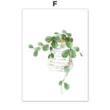 Load image into Gallery viewer, Tropical Potted Plant Monstera Cactus Wall Art Canvas Painting Nordic Posters And Prints Wall Pictures For Living Room Decor - SallyHomey Life's Beautiful