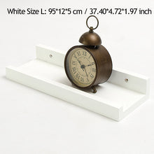 Load image into Gallery viewer, Wall Mounted Floating Display Shelves Wood Wall Storage Shelves for Bedroom Living Room Bathroom Kitchen Office Home Decorative
