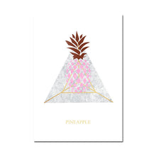 Load image into Gallery viewer, Marble Arrow Pineapple Wall Art Canvas Nordic Poster  Prints Abstract Painting Wall Picture for Living Room Home Decoration - SallyHomey Life's Beautiful
