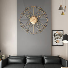 Load image into Gallery viewer, Unique Nordic Iron Art Hanging Wall Clock Modern Mute Clocks Large Clocks For Living Room Mediterranean Style Home Decor - SallyHomey Life&#39;s Beautiful