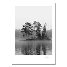 Load image into Gallery viewer, Scandinavian Landscape Canvas Poster Nordic Style Lake Boat Forest Nature Wall Art Print Painting Decoration Pictures Home Decor - SallyHomey Life's Beautiful
